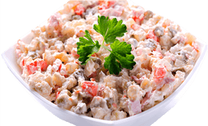 Transparent Potato Salad Png - Background For Russian Salad, Png Download PNG image with transparent background