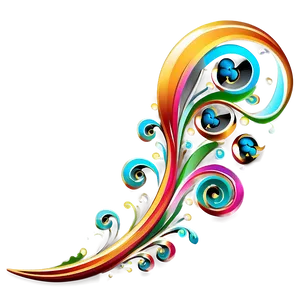 Creative Flourish Decoration Png Dxq PNG Image