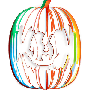 Creative Pumpkin Outline Craft PNG pdh42 PNG