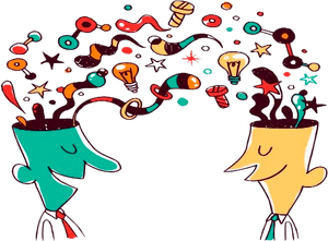 Students Share Ideas Clipart Jpg Download Sharing Ideas - Share Ideas, HD Png Download PNG image with transparent background