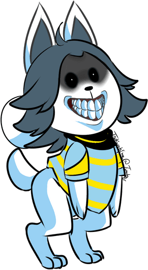 Temmie - Jpg - Cartoon - Creepy Temmie, HD Png Download PNG image with transparent background