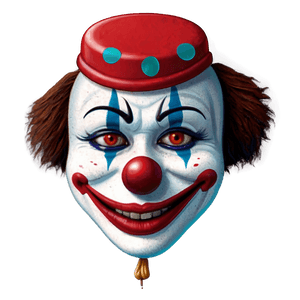 Creepy Clown Emoji PNG 90 PNG image with transparent background