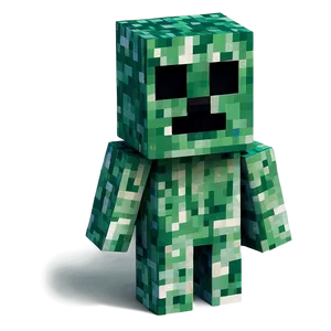 Creepy Creeper Minecraft Png 3 PNG Image