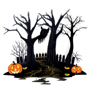 Creepy Halloween Night PNG qrw7 PNG image with transparent background