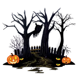 Creepy Halloween Night Png Qrw7 PNG Image