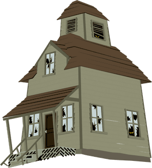 Haunted House Clipart Home - Haunted House, HD Png Download PNG with transparent background