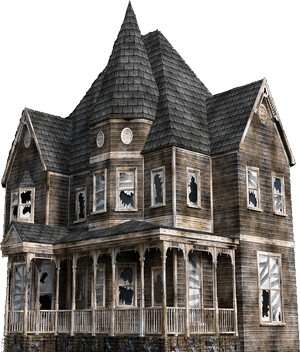 #mansão #assombrada #horror #terror #casa #house @lucianoballack - Haunted House Png, Transparent Png PNG