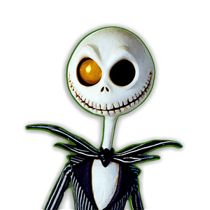 Creepy Jack Skellington PNG lhk PNG image with transparent background