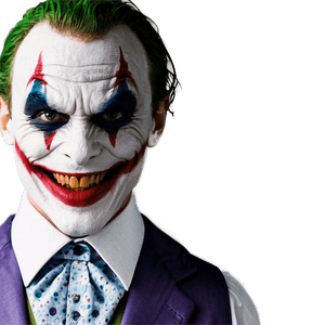 Creepy Joker Smile PNG 05212024 PNG image with transparent background