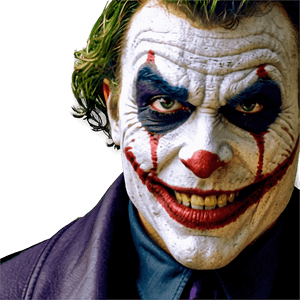 Creepy Joker Smile PNG gyp PNG image with transparent background