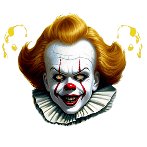 Creepy Pennywise Face PNG tbn PNG image with transparent background