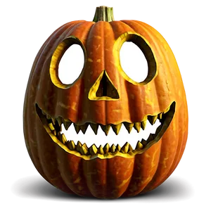 Creepy Pumpkin Face Png Trp PNG Image