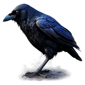 Creepy Raven In Fog Png Jwp PNG Image