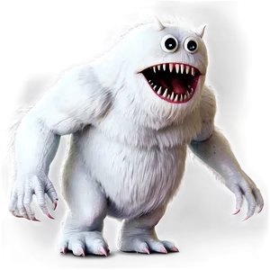 Creepy White Monster Art Png Ung11 PNG Image