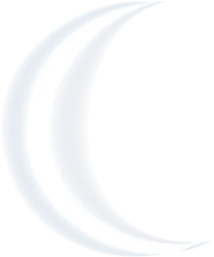 Crescent Moon Phase PNG Image