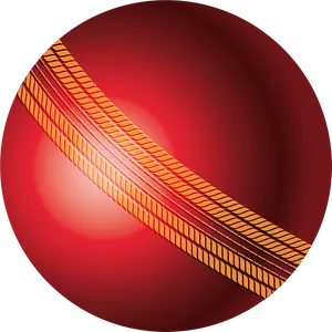 Cricket Ball Design Graphic PNG Image