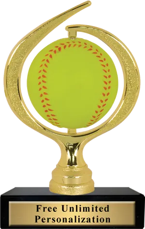 Cricket Ball Trophy Award PNG Image