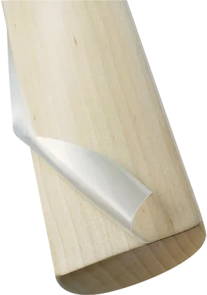 Cricket Bat Closeup Texture PNG Image