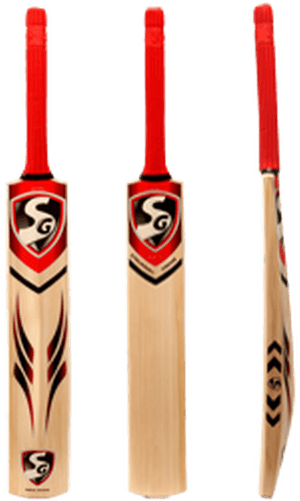 Cricket Bats Three Angles PNG image with transparent background