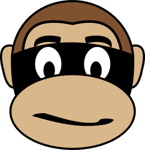 Criminal, Face, Gangster, Monkey - Monkey Face Clipart, HD Png Download PNG image with transparent background