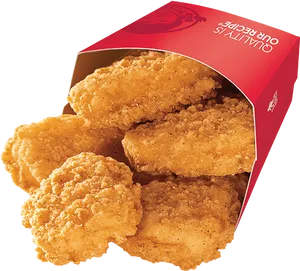 Crispy Chicken Nuggetsin Box PNG Image