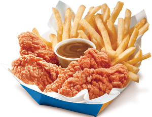 Chicken And Fries Png, Transparent Png PNG image with transparent background