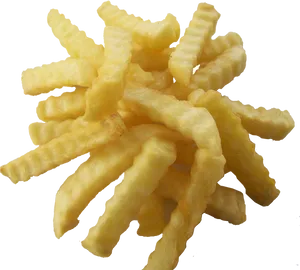 Crispy French Fries Transparent Background PNG Image