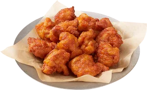 Crispy Fried Chicken Bites PNG Image