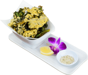 Crispy Kale Lollipop - Jinya Ramen Bar PNG
