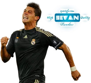 Cristiano Ronaldo Celebration Real Madrid PNG Image