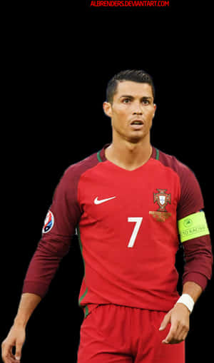 Cristiano Ronaldo Portugal Kit PNG image with transparent background