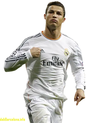 Cristiano Ronaldo Real Madrid Kit PNG Image