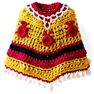 Crochet Poncho Detail Png 75 PNG Image