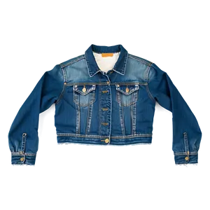 Cropped Jean Jacket Png 06132024 PNG Image