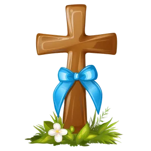 Cross Easter Clipart Png Mrt PNG Image