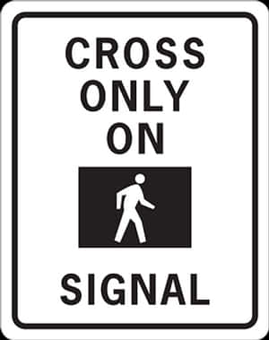 Cross Only On Signal Sign PNG with transparent background