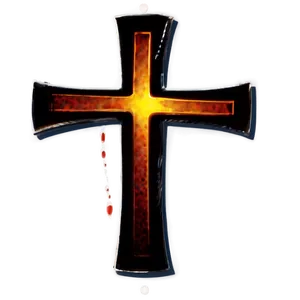 Cross Outline D PNG Image