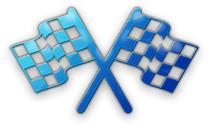 Racing Blue Flag Clipart - Blue Checkered Flag Png PNG image with transparent background