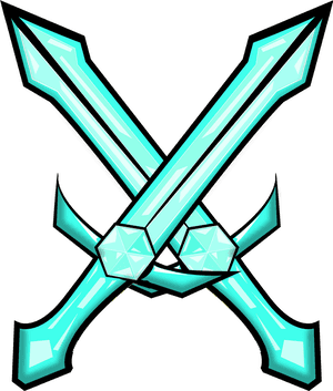 Enchanted Diamond Sword Png - Transparent Background Doble Sword Png, Png Download PNG