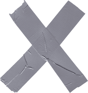 4 Cross X Duct Tape - Duct Tape Tape Transparent Background, HD Png Download PNG with transparent background