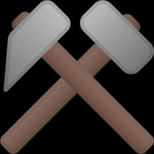 Crossed Hammers Icon PNG