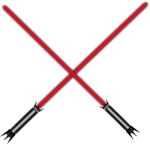 Red Lightsaber Clip Art, HD Png Download PNG