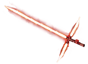 Crossguard Lightsaberin Darkness PNG Image