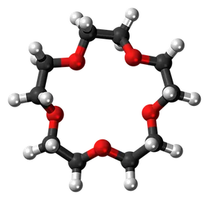 Crown Ether Molecular Structure PNG Image