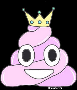 Overlay Image - Queen Princess Poop Emoji PNG