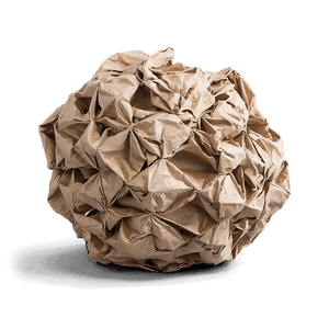 Crumpled Paper Ball PNG uwy PNG image with transparent background