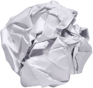 Crumpled Paper Ball - Paper Ball, HD Png Download PNG image with transparent background
