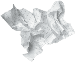 Crumpled Lined Sheet - Crumpled Paper Ball Png, Transparent Png PNG image with transparent background