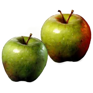 Crunchy Green Apple Png Tku PNG Image