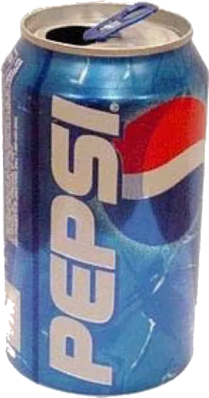 Crushed Pepsi Can PNG Image